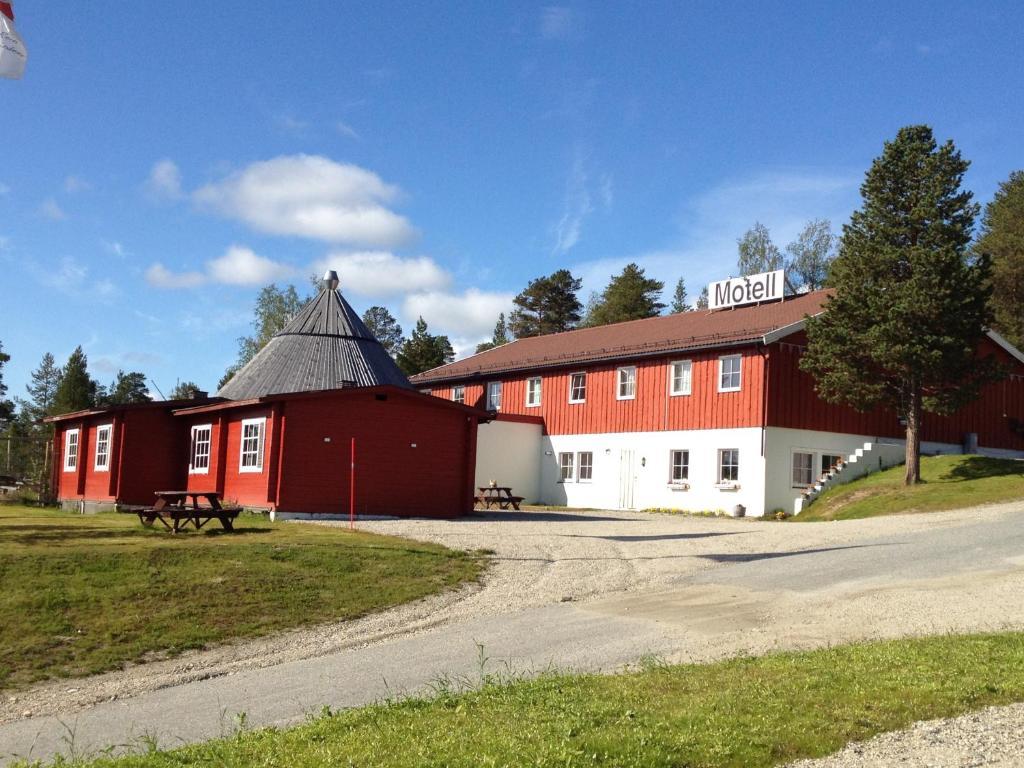 Den Hvite Rein Motel Karasjok Bagian luar foto