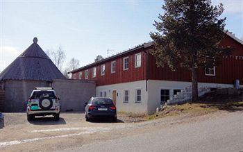 Den Hvite Rein Motel Karasjok Bagian luar foto