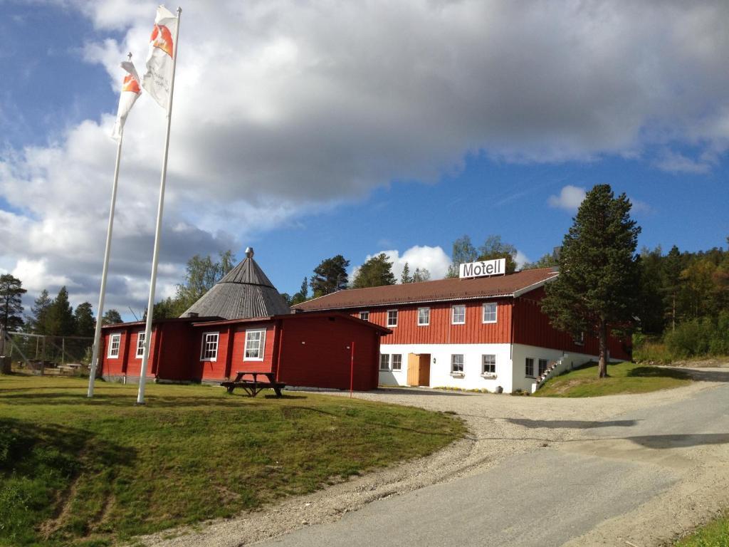 Den Hvite Rein Motel Karasjok Bagian luar foto